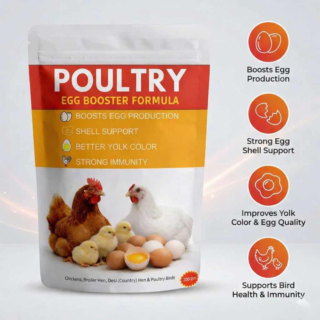 Poultry Egg Booster Formula – Boost Egg Production Naturally 🔥BUY 1 GET 1 FREE🔥