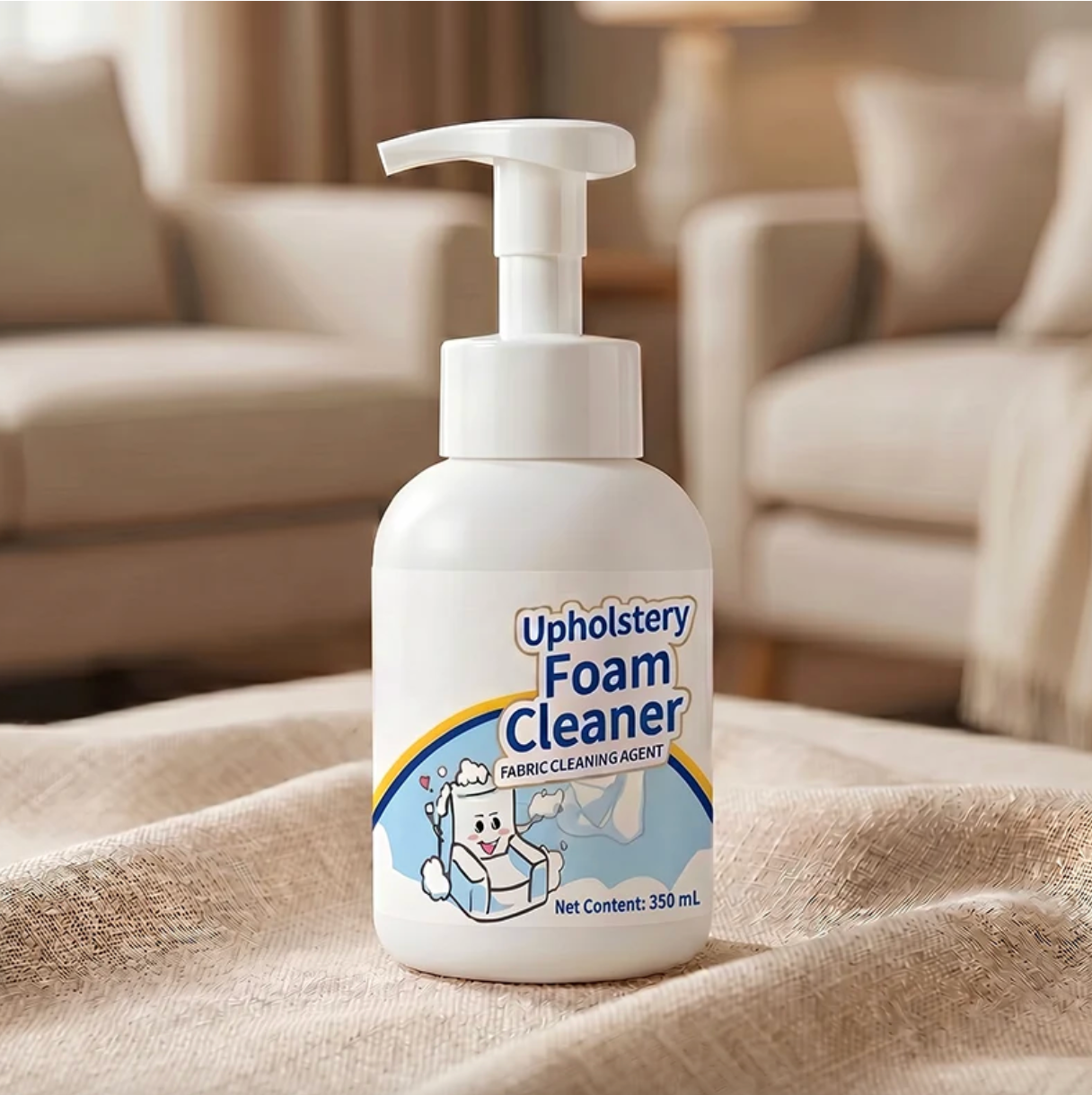 No-Wash Fabric & Upholstery Foam Cleaner 🔥 BUY 1 GET 1 FREE