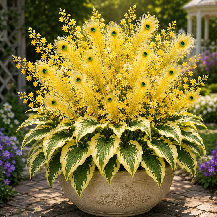 🏠🤗Peacock Flame Hosta Seeds💥 Stunning colors, illuminating any space-ZGD