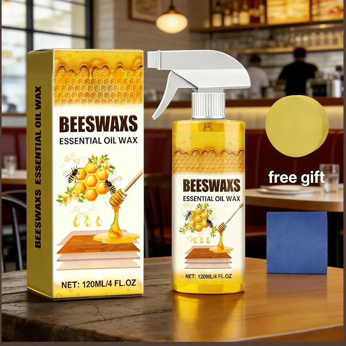 Beeswax Wood Polish Spray | Restore Shine , Protect Furniture ✨BUY 1 GET 2 FREE✨