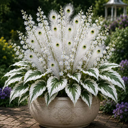 🏠🤗Peacock Flame Hosta Seeds💥 Stunning colors, illuminating any space-ZGD