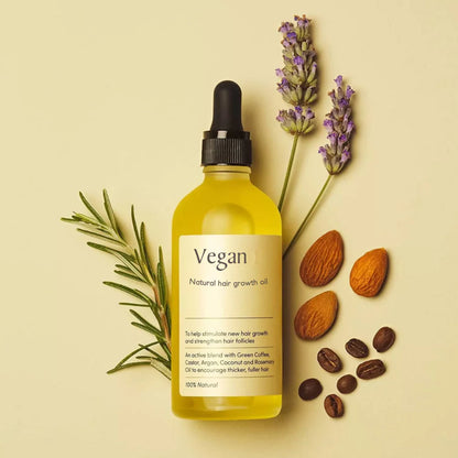 🔥BUY 1 GET 2 FREE🔥 Vegan Hair Growth Oil - Low in Stock