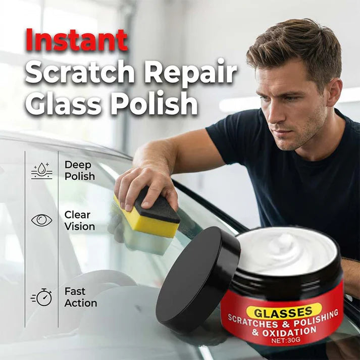 Glass Scratch Polishing and Repair Compound