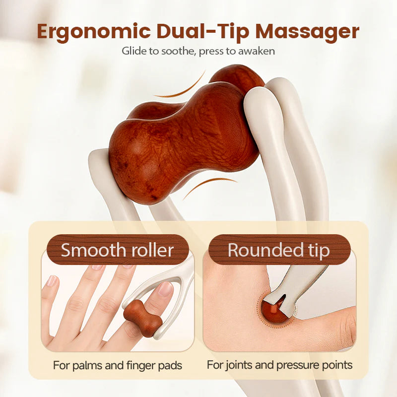 🧠50K+ SOLD!🔥Bian Stone Finger & Palm Roller Massager