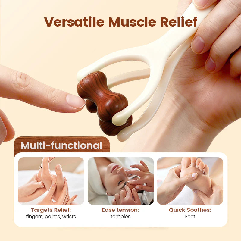 🧠50K+ SOLD!🔥Bian Stone Finger & Palm Roller Massager