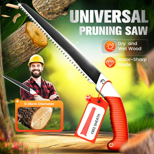 🍃👍Lightweight and sharp general purpose pruning saw with sheath🌲