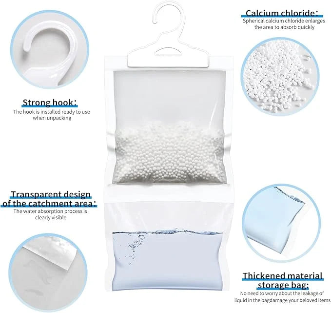 🔥 BUY 1 GET 3 FREE🔥 Interior Hanging Wardrobe Reusable Dehumidifiers