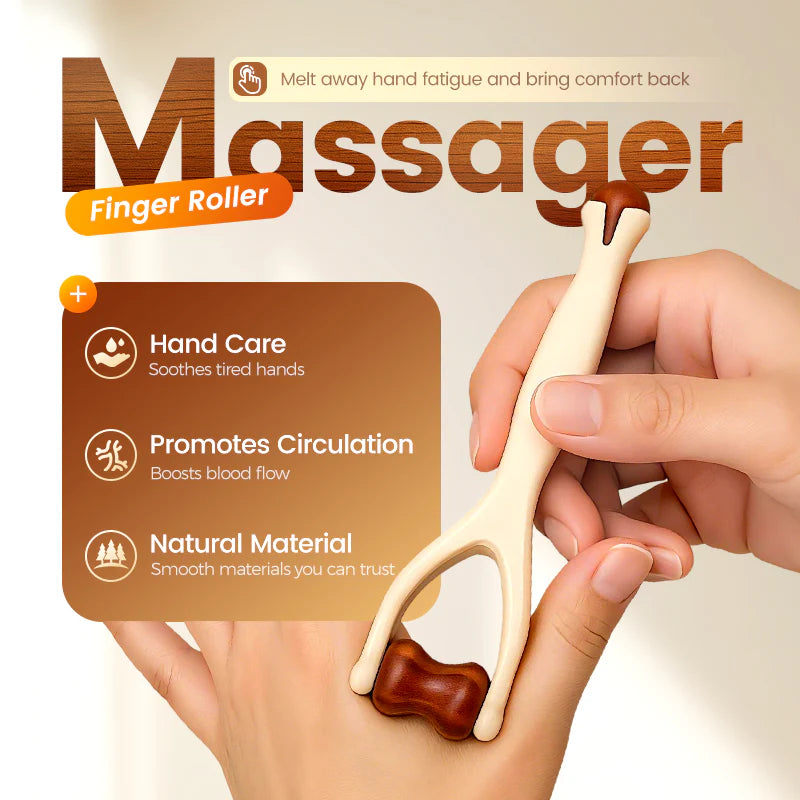 🧠50K+ SOLD!🔥Bian Stone Finger & Palm Roller Massager
