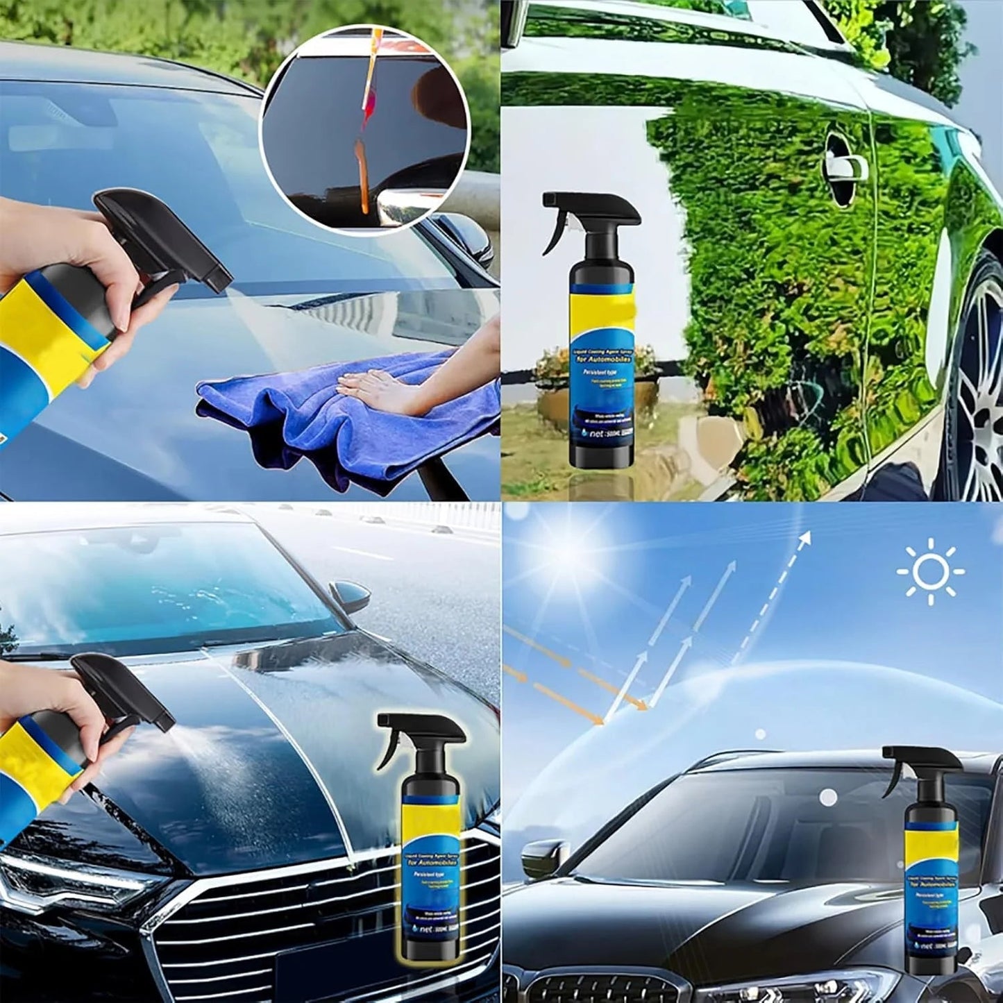 Sopami Car Coating Spray 50ml Pack of 2