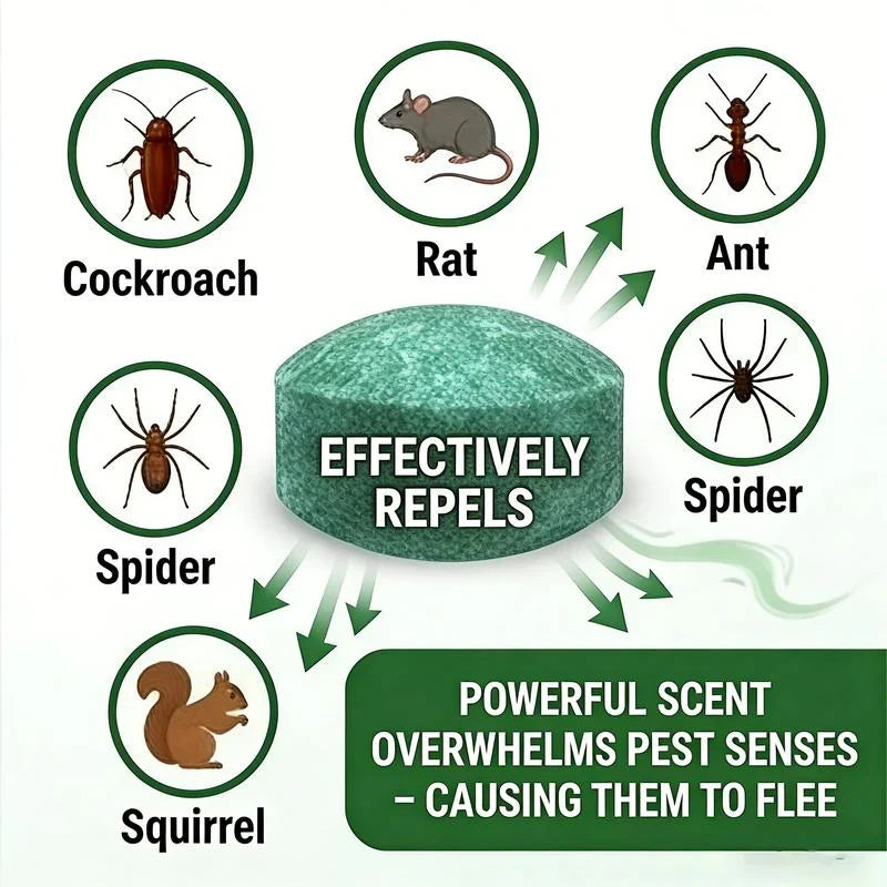 Natural Peppermint Rodent Repellent Tablets🔇🟢