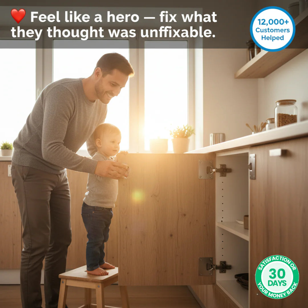 🔥LAST DAY BUY 1 GET 1 FREE🔥The 5-Minute Cabinet Repair Plate