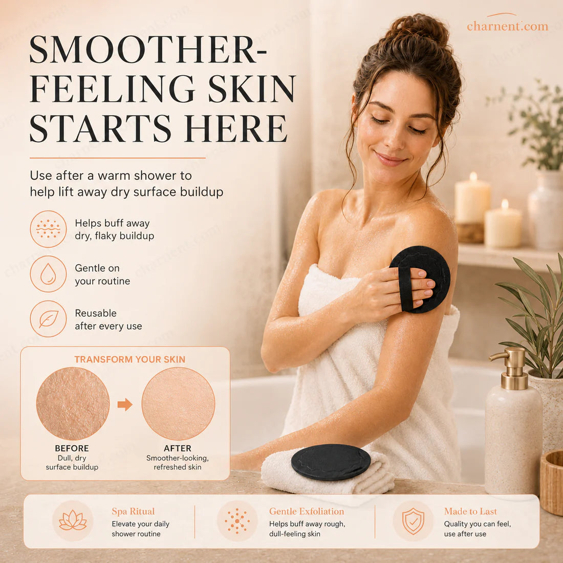BUY 1 GET 1 FREE 🚿Exfoliating Scrub Bath Pads🧖‍♀️