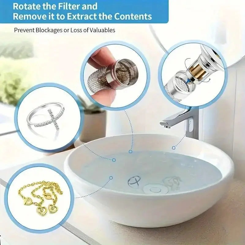 BUY 1 GET 2 FREE 🔥Universal 2-in-1 Bathroom/Kitchen Sink Stopper