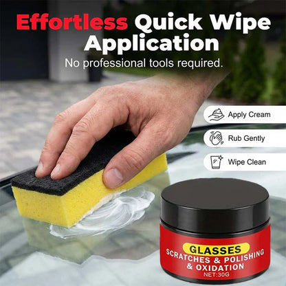 Glass Scratch Polishing and Repair Compound
