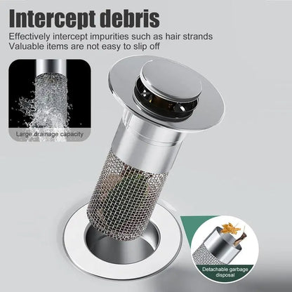 BUY 1 GET 2 FREE 🔥Universal 2-in-1 Bathroom/Kitchen Sink Stopper