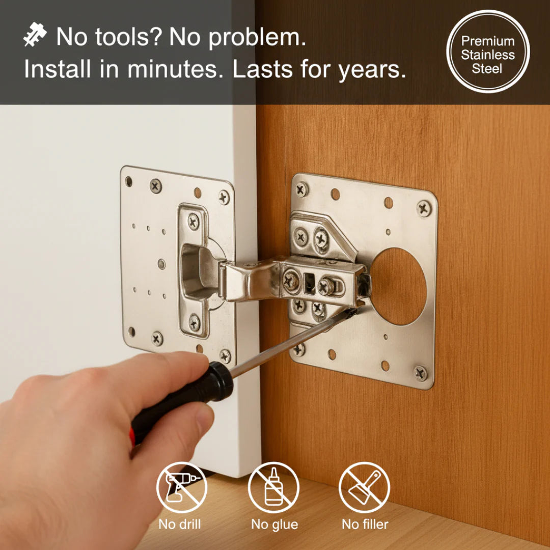 🔥LAST DAY BUY 1 GET 1 FREE🔥The 5-Minute Cabinet Repair Plate