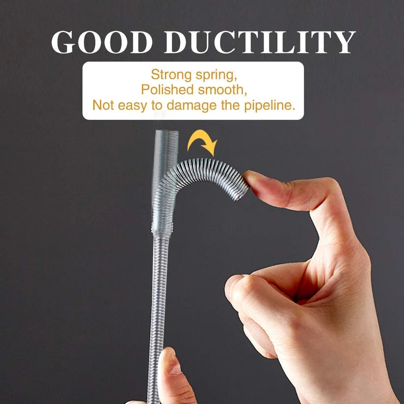 Drainage Block Remover Spring Pipe Cleaner Tool - 160 cm length |🔥BUY 1 GET 1 FREE🔥