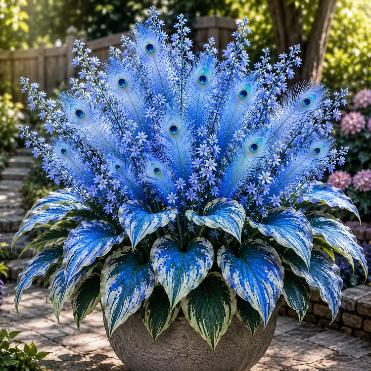 🏠🤗Peacock Flame Hosta Seeds💥 Stunning colors, illuminating any space-ZGD