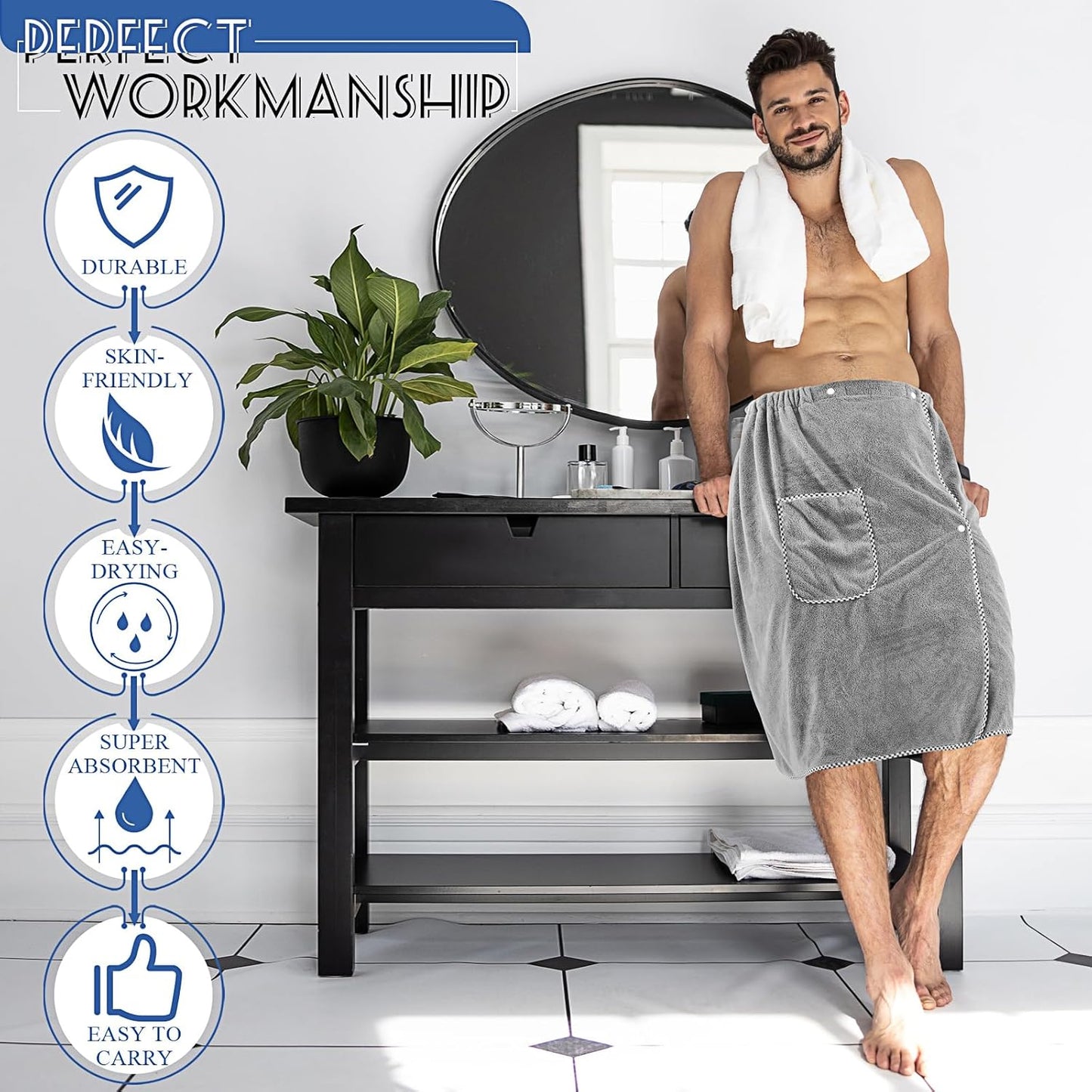 🔥Men’s Quick Wear Bath Towel🔥