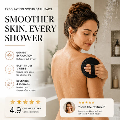 BUY 1 GET 1 FREE 🚿Exfoliating Scrub Bath Pads🧖‍♀️