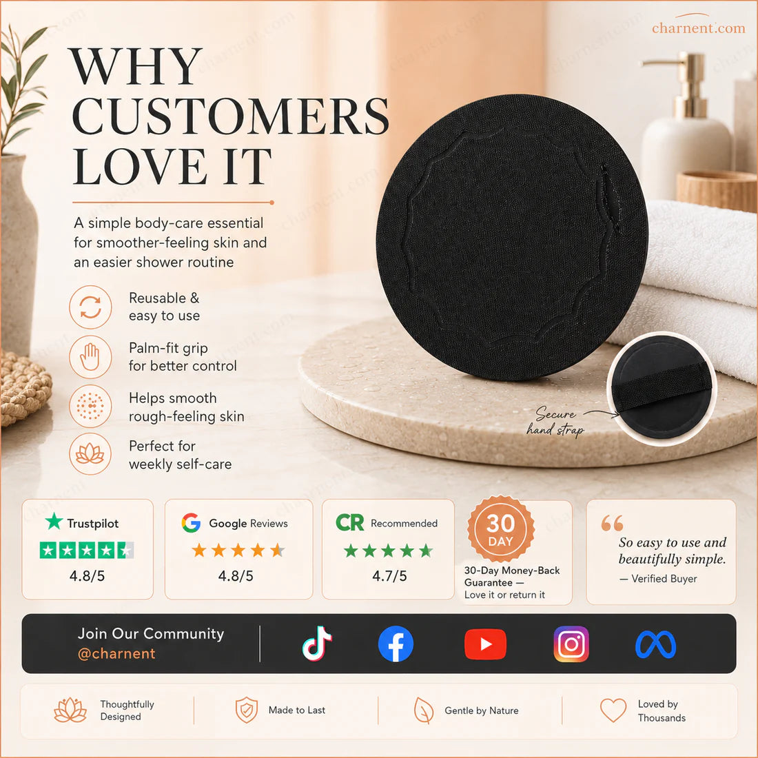 BUY 1 GET 1 FREE 🚿Exfoliating Scrub Bath Pads🧖‍♀️