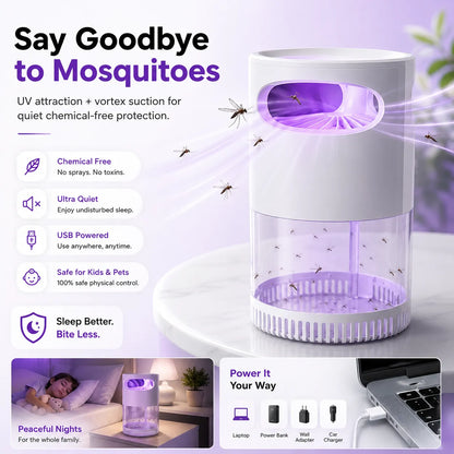 🔥BUY 1  GET 1 FREE🔥 Silent UV Mosquito Killer – No chemicals, safe for children and pets🦟
