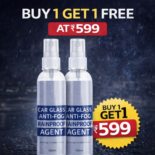 🚗 Car Glass Anti-Fog Rainproof Agent (Pack of 2)