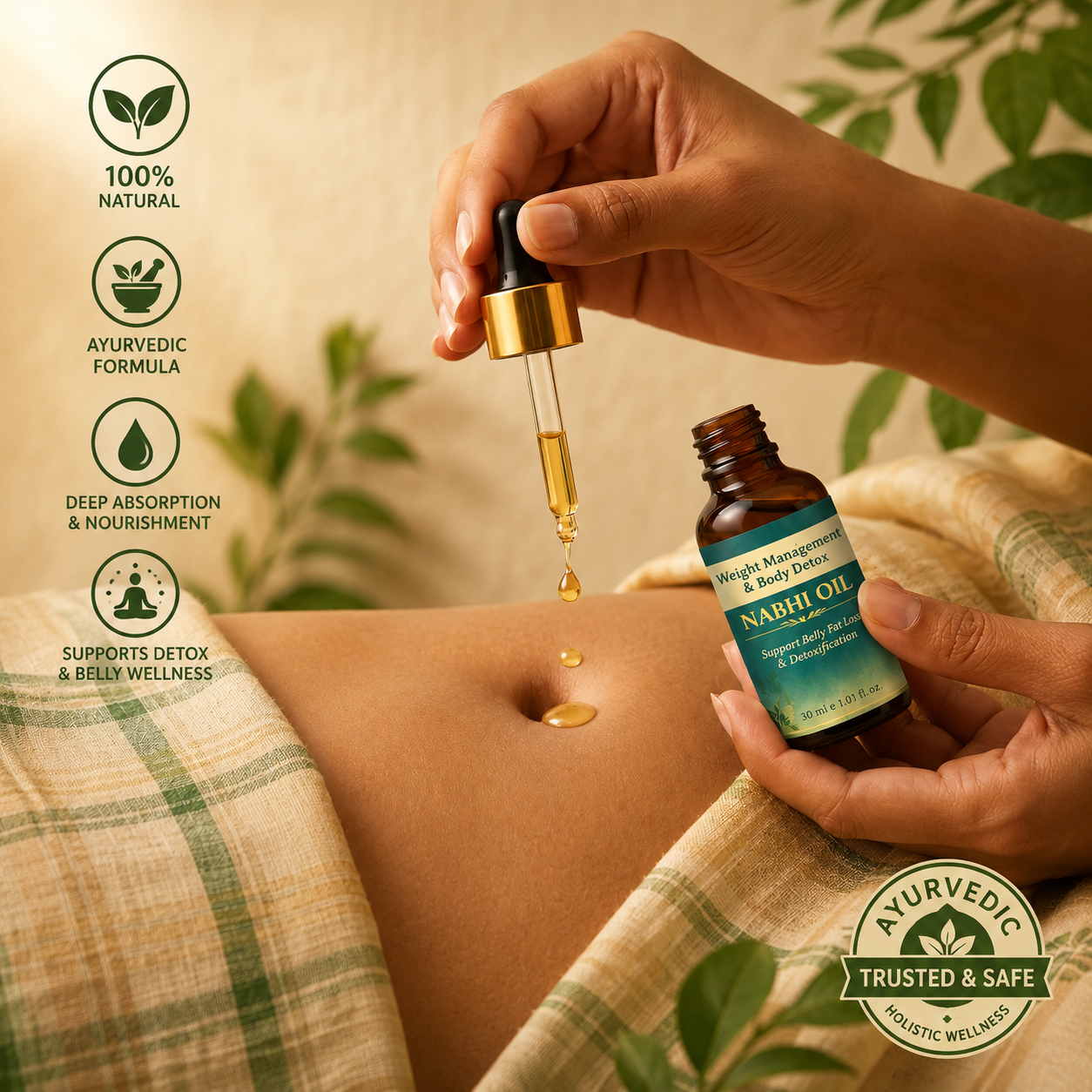 🔥BUY 1 GET 1 FREE🔥 Weight Management and Body Detox Nabhi Oil