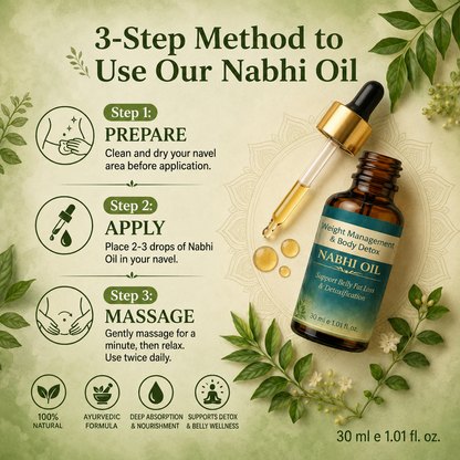 🔥BUY 1 GET 1 FREE🔥 Weight Management and Body Detox Nabhi Oil