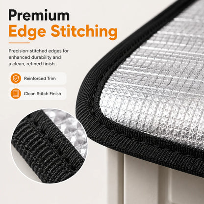 AC Outdoor Unit Protector Aluminium Cover With Straps