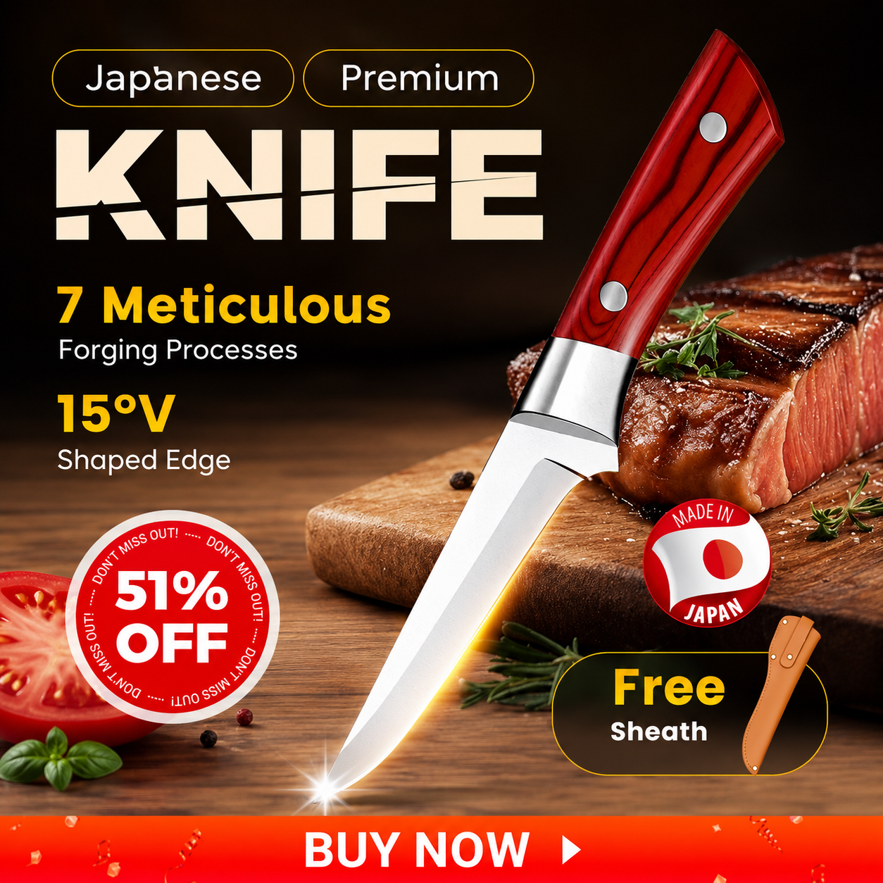 🔥BUY 1 GET 1 FREE🔥 Japanese Premium Knife