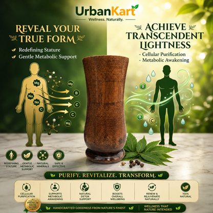 🔥BUY 1 GET 1 FEE🔥 Weight Loss and Body Detox Wooden Water Glass (100% Natural)