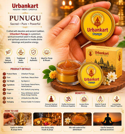 🔥BUY 1 GET 1 FREE🔥 Punugu Sugandh 5 Gram- Inspired by Ancient Temple Traditions
