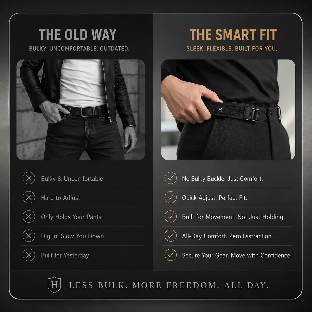 Adjustable Buckleless Elastic Waist Belt