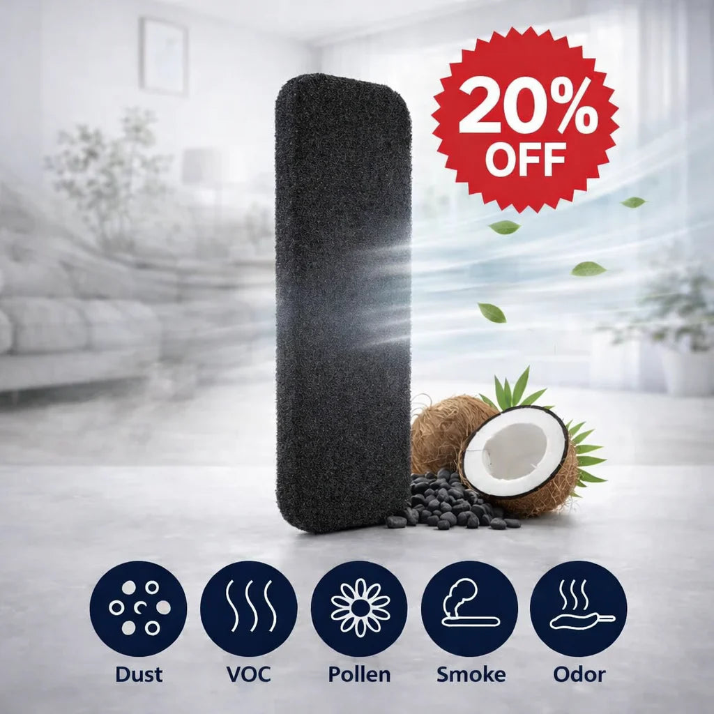 Activated Coconut Carbon Fan Air Filters 🔥Pair of 6🔥