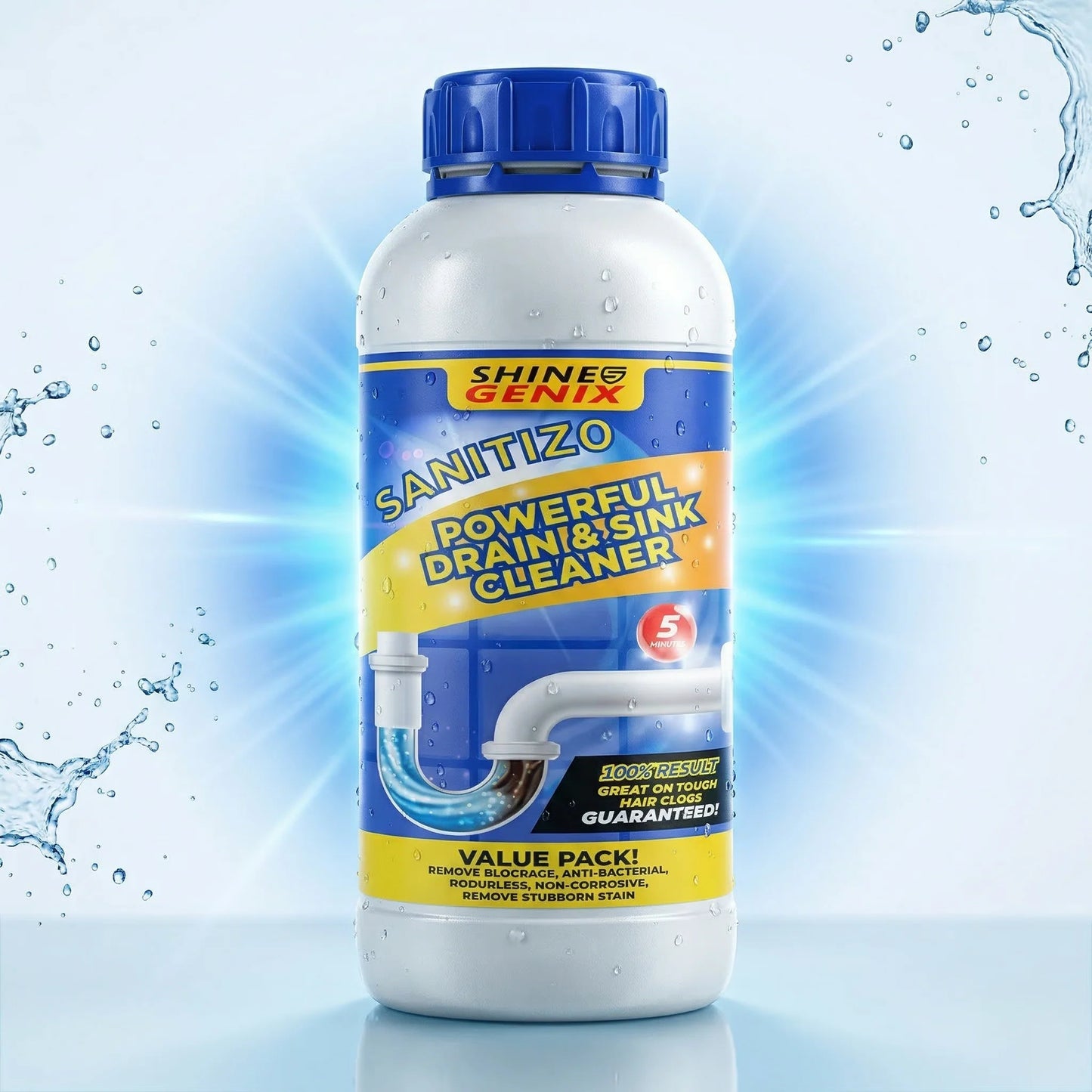 🌸 💦 Sanitizo™ - Powerful Drain Cleaner⚡️🎁 BUY 1 GET 3 FREE (4 Bottles)