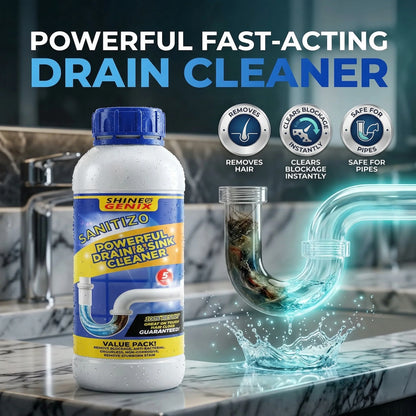 🌸 💦 Sanitizo™ - Powerful Drain Cleaner⚡️🎁 BUY 1 GET 3 FREE (4 Bottles)