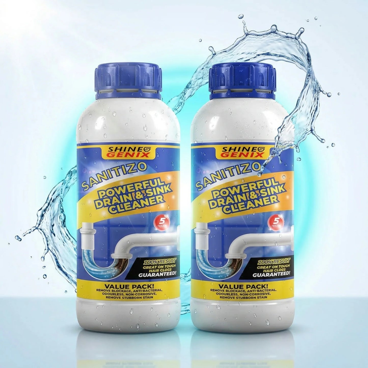 🌸 💦 Sanitizo™ - Powerful Drain Cleaner⚡️🎁 BUY 1 GET 3 FREE (4 Bottles)