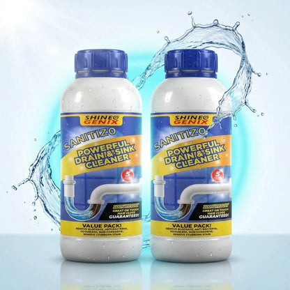 🌸 💦 Sanitizo™ - Powerful Drain Cleaner⚡️🎁 BUY 1 GET 3 FREE (4 Bottles)