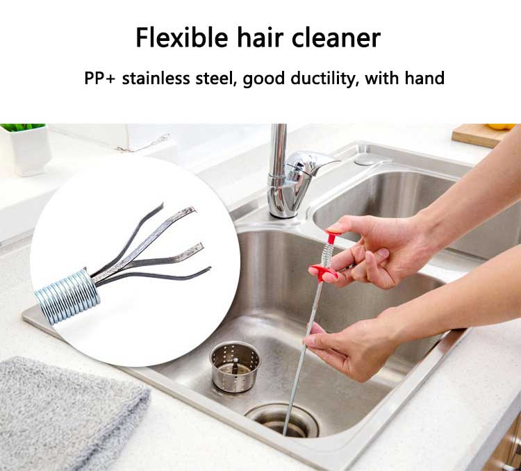Drainage Block Remover Spring Pipe Cleaner Tool - 160 cm length |🔥BUY 1 GET 1 FREE🔥