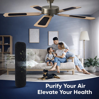 Activated Coconut Carbon Fan Air Filters 🔥Pair of 6🔥