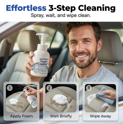 No-Wash Fabric & Upholstery Foam Cleaner 🔥 BUY 1 GET 1 FREE