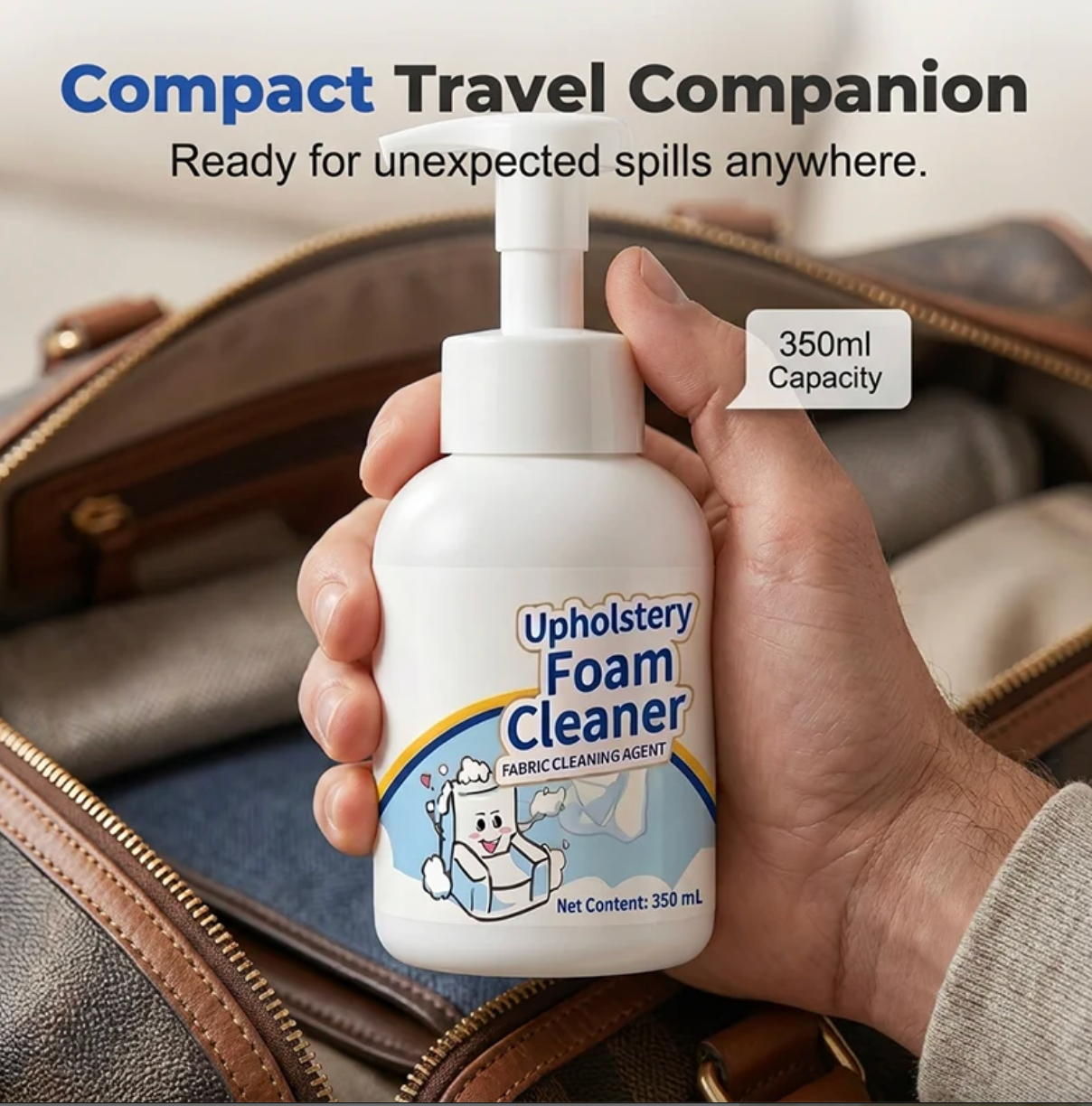 No-Wash Fabric & Upholstery Foam Cleaner 🔥 BUY 1 GET 1 FREE