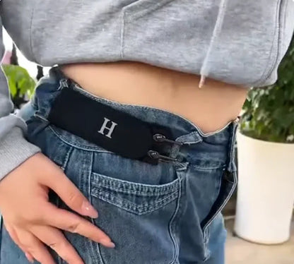 Adjustable Buckleless Elastic Waist Belt