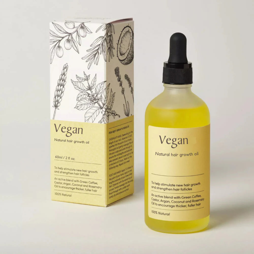 🔥BUY 1 GET 2 FREE🔥 Vegan Hair Growth Oil - Low in Stock