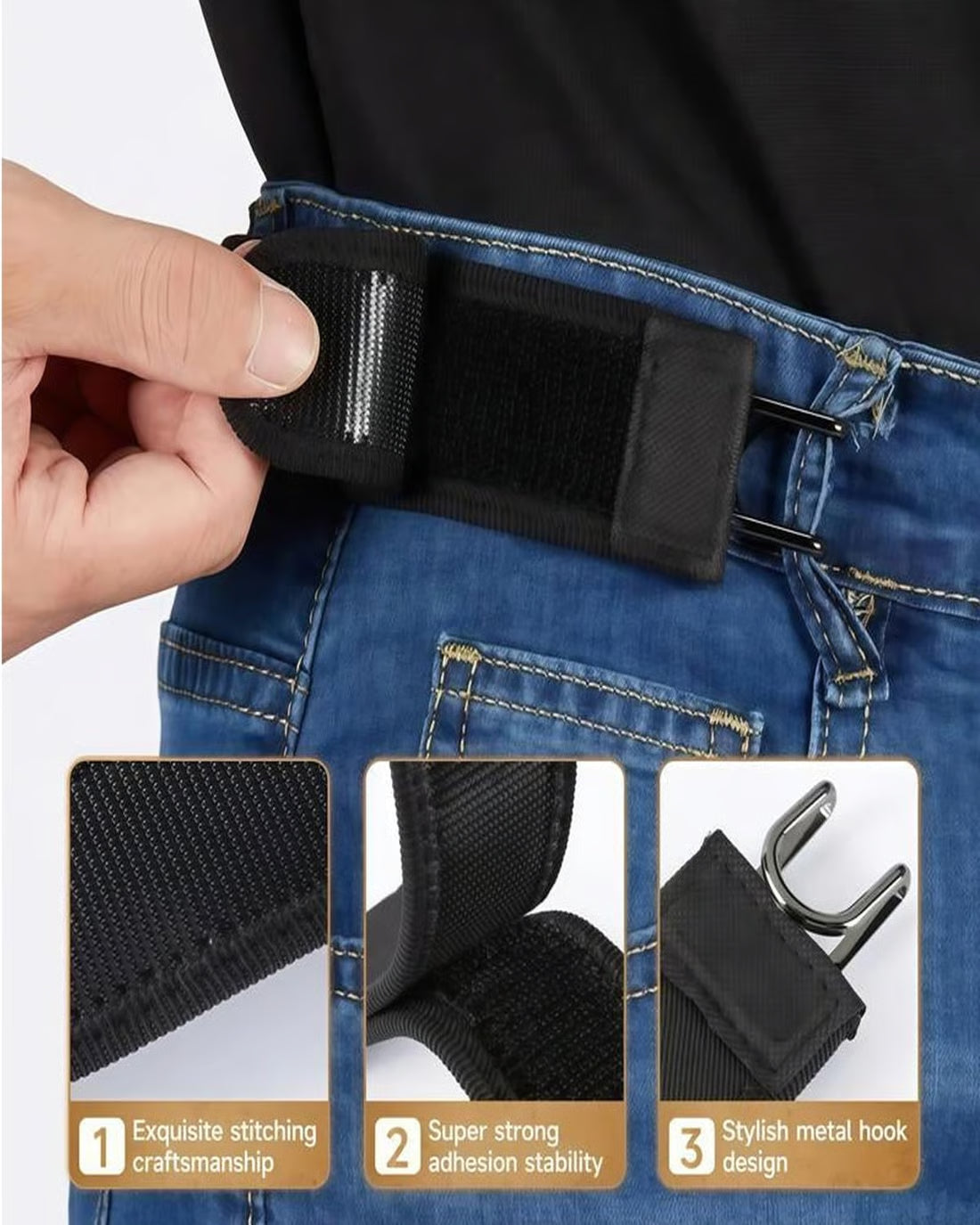 🔥BUY 1 GET 1 FREE🔥 Buckle-Less Elastic Belt Hooks