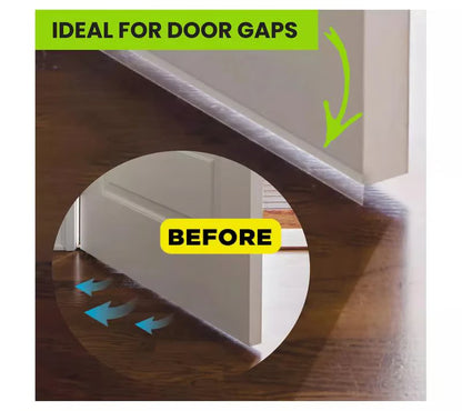 Door Gap Filler for Bottom of Door | Silicone Door Bottom Sealing Strip with Strong Adhesive