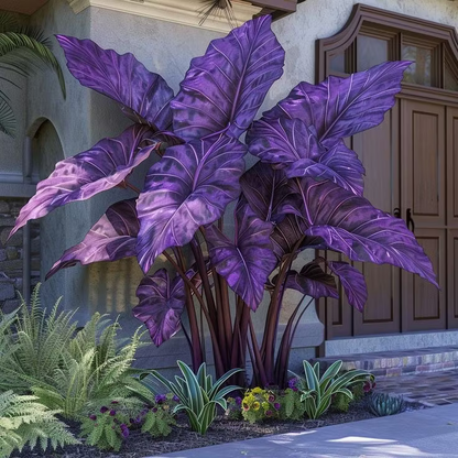 👨‍🌾 Giant Elephant Ear Seeds – Tropical Plants with Massive Leaves