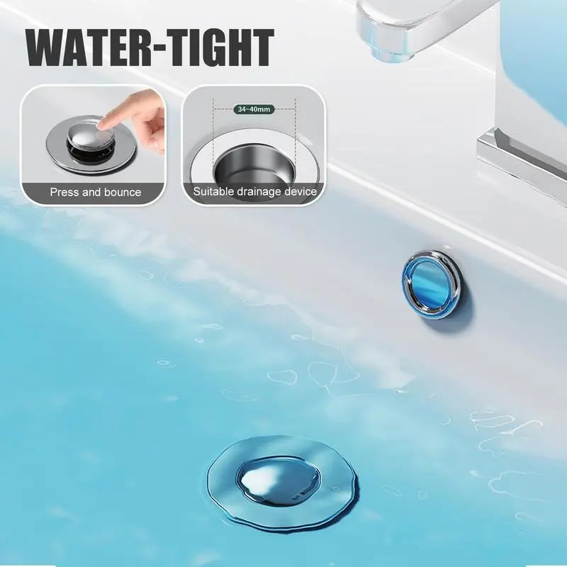 BUY 1 GET 2 FREE 🔥Universal 2-in-1 Bathroom/Kitchen Sink Stopper