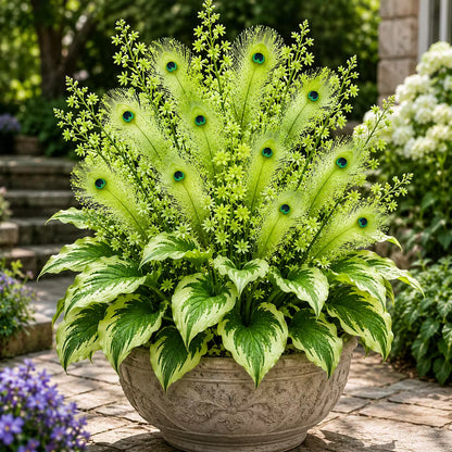 🏠🤗Peacock Flame Hosta Seeds💥 Stunning colors, illuminating any space-ZGD